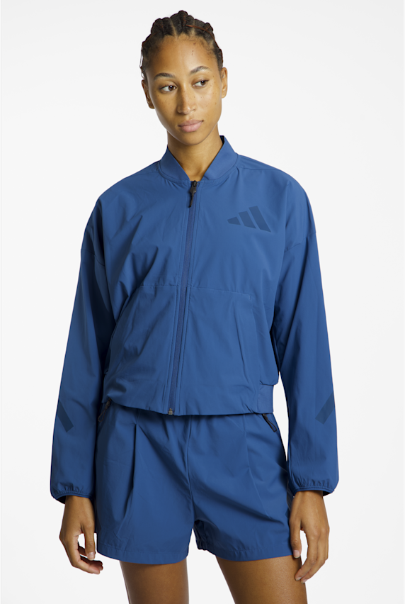 adidas Z.N.E. Woven Bomber Damen Trainingsjacke Blau 46889 1