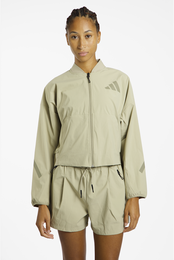 adidas Z.N.E. Woven Bomber veste de sport femmes Beige 46875 1