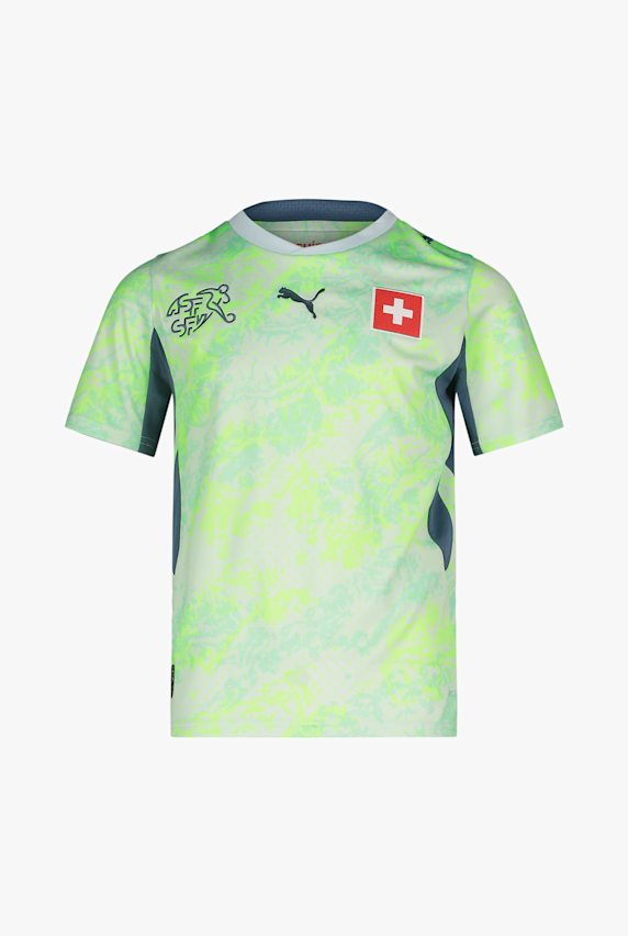 PUMA Suisse Away Replica maillot de football enfants CDM 2026 Vert 47372 1