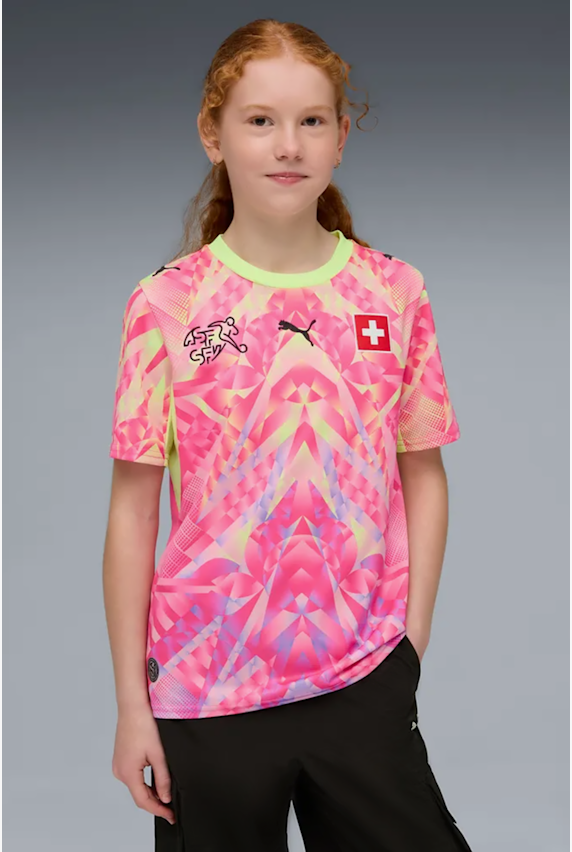 PUMA Suisse Replica Match maillot de gardien enfants CDM 2026 rose Pink 47379 1