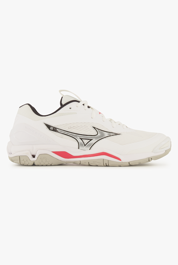 Mizuno Wave Stealth 6 scarpe da palestra uomo Bianco 47036 1
