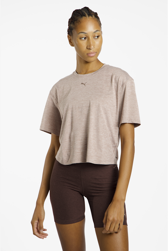 PUMA CLOUDSPUN Relaxed t-shirt donna Marrone 47250 1