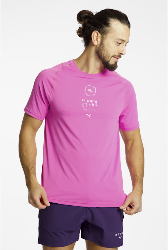 PUMA x HYROX DRYELITE Training Herren T-Shirt Pink 47253 1