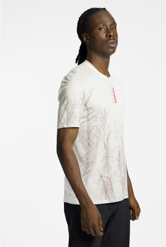 Salomon S/LAB Ultra Print t-shirt hommes Violet 47549 1