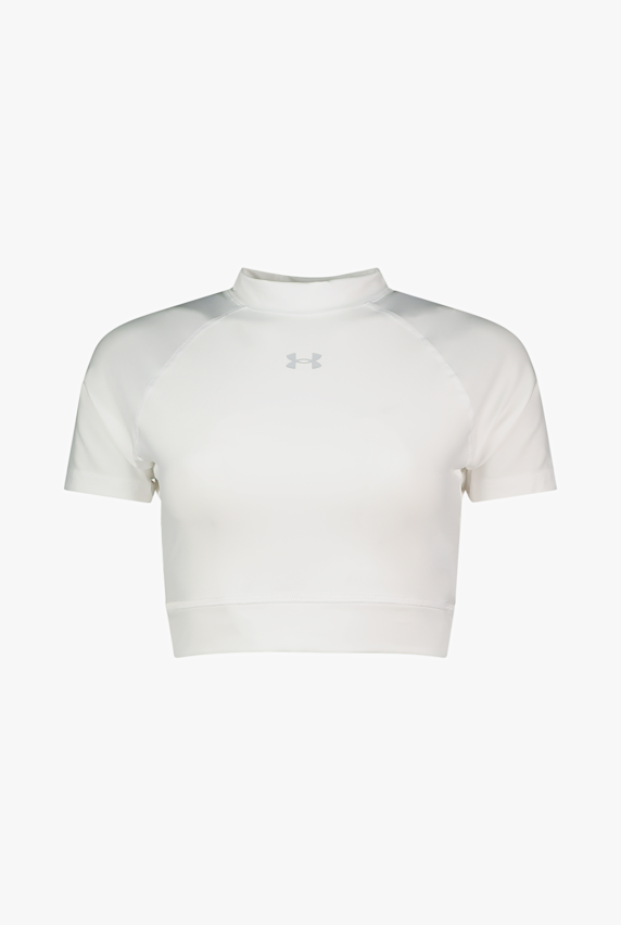 Under Armour HeatGear® Crop Mock t-shirt donna Bianco 47666 1