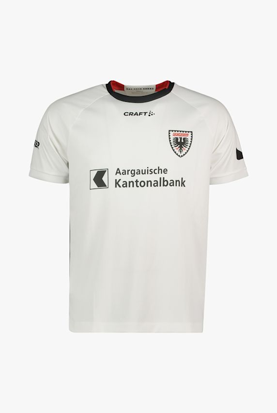 Craft FC Aarau Home Replica maglia da calcio bambini 25/26 Bianco 47941 1