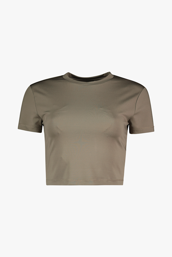 POWERZONE Cropped t-shirt donna Marrone 48126 1