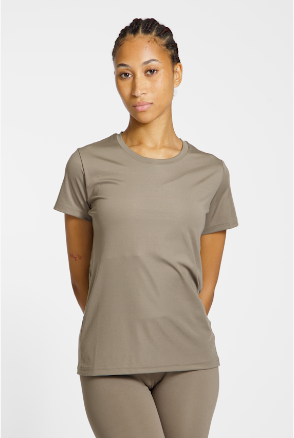 POWERZONE Damen T-Shirt Khaki 48127 1