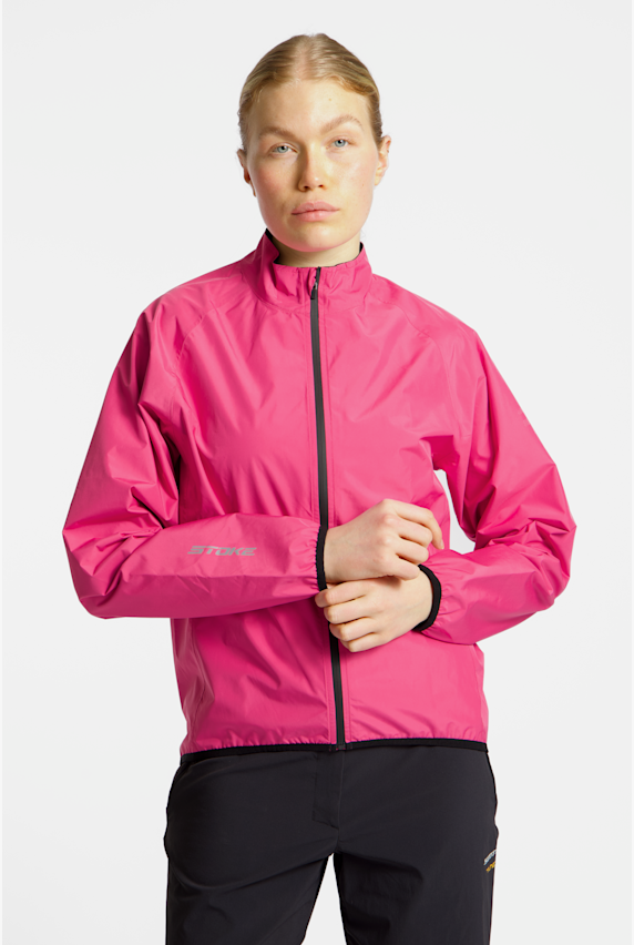 Stoke Coro Rain giacca da bike donna Pink 48241 1
