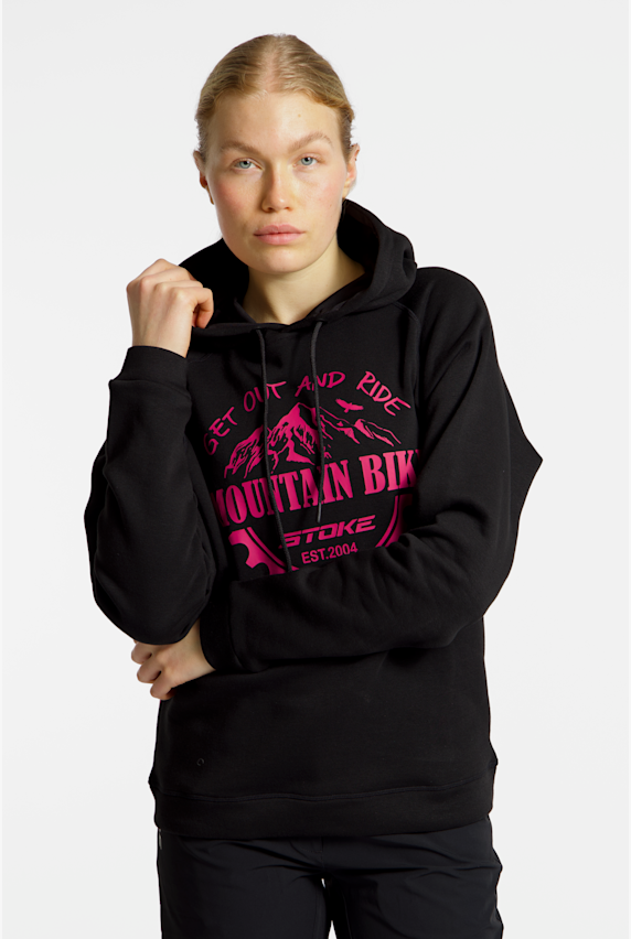 Stoke Ilex Damen Hoodie Schwarz 48247 1