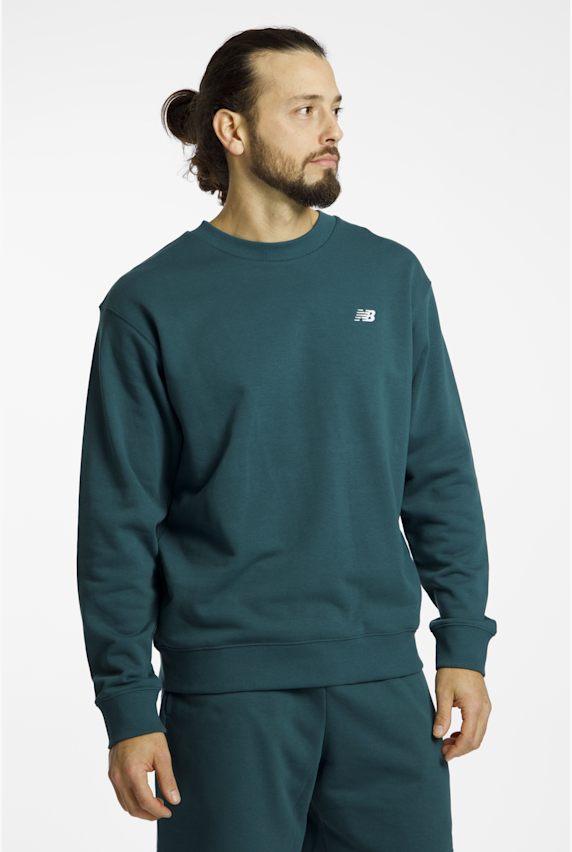 New Balance Sport Essentials Small Logo French Terry pulls hommes Vert 48297 1