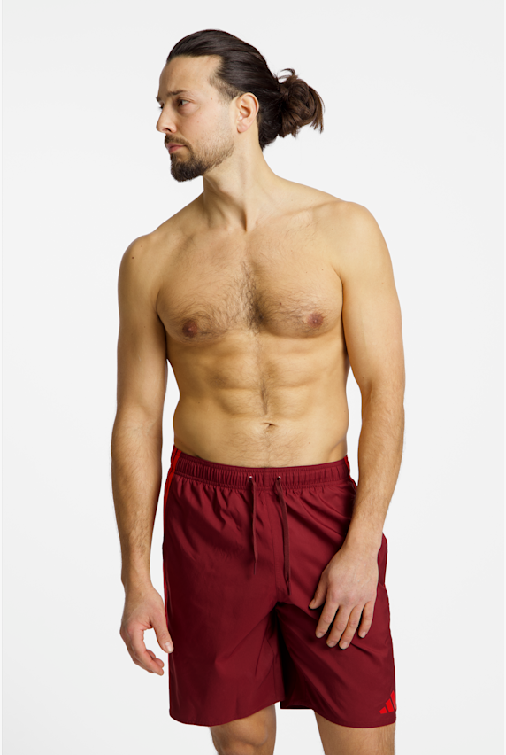 adidas 3S 8" costume da bagno uomo Rosso 48320 1