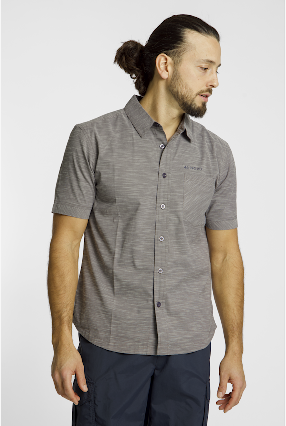 46 NORD Herren Wanderhemd Grau 48355 1