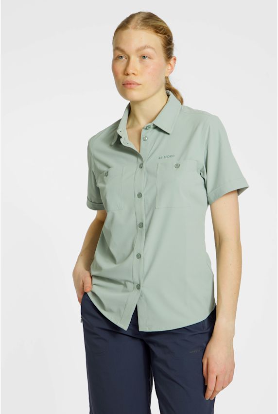 46 NORD Damen Wanderbluse Grün 48352 1