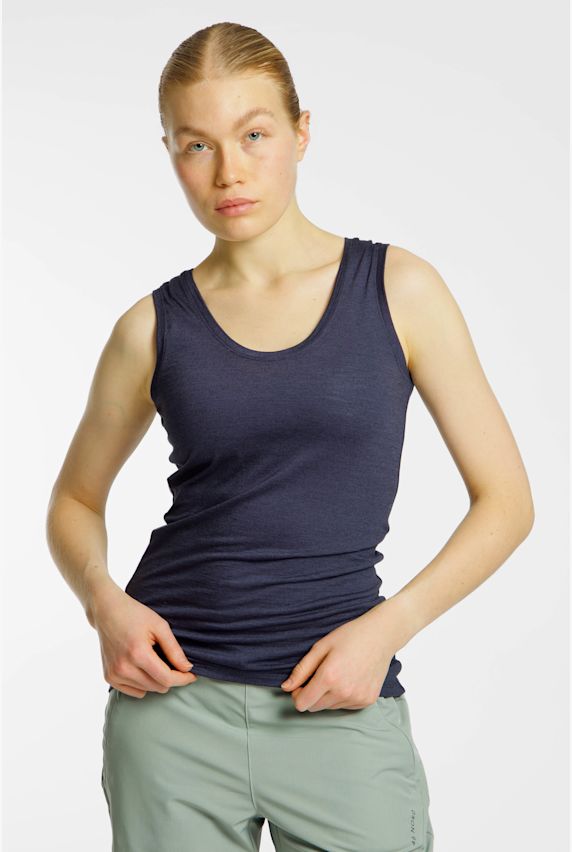 46 NORD Merino Damen Top Blau 48375 1