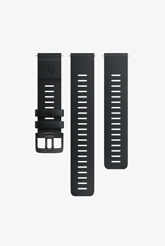 Polar WB 22 mm Payment cinturino per orologio Nero 48746 1
