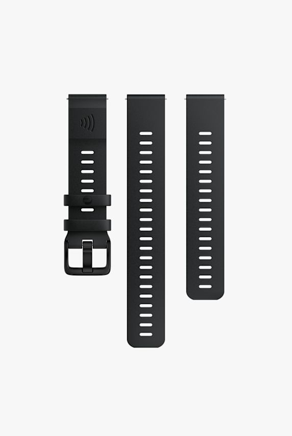 Polar WB 20 mm Payment cinturino per orologio Nero 48738 1