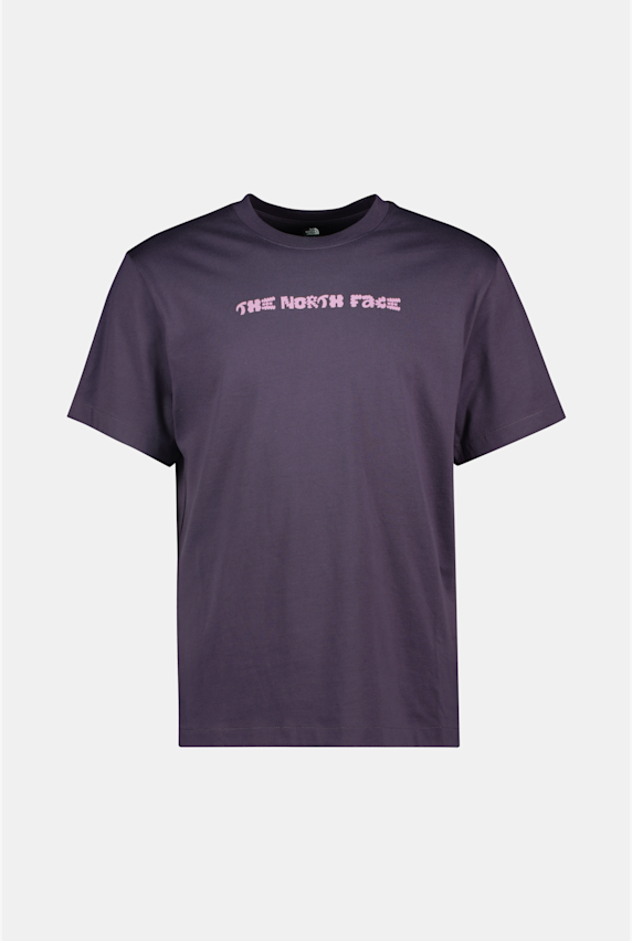 The North Face Logo Twist Relaxed Graphic Herren T-Shirt Lila 48771 1