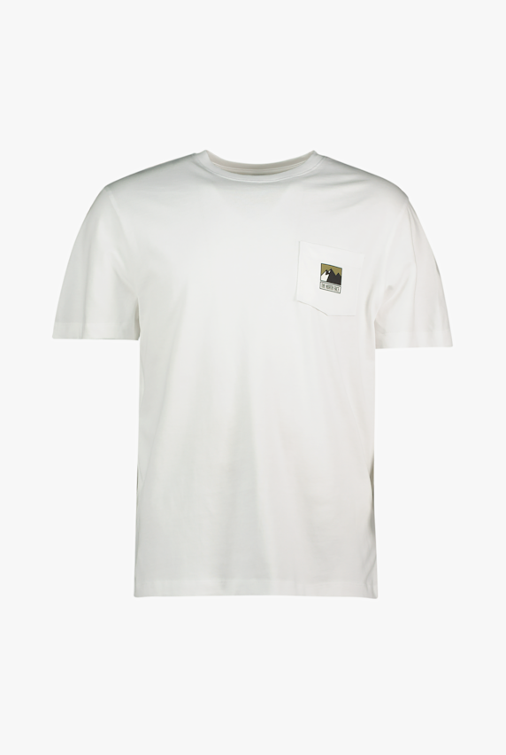 The North Face Mountain Logo Relaxed Herren T-Shirt Weiss 48769 1