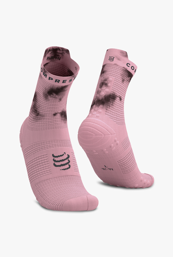 Compressport Pro Racing Run High v4.0 35-47 chaussettes de course Rose 48804 1