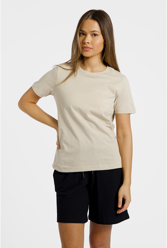 Kappa Sylvie Logo t-shirt donna Beige 49194 1
