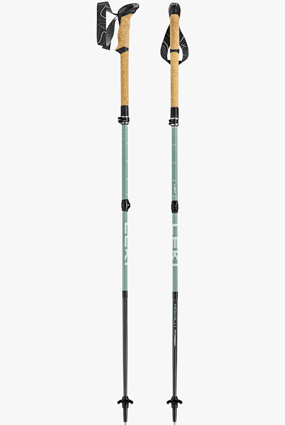 LEKI Makalu FX Carbon Compact Wanderstock Grün 49205 1