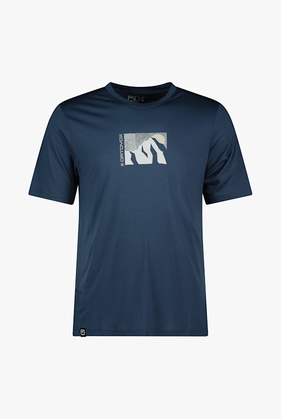 Ortovox 120 Cool Tec MTN Sun t-shirt uomo Blu 51139 1