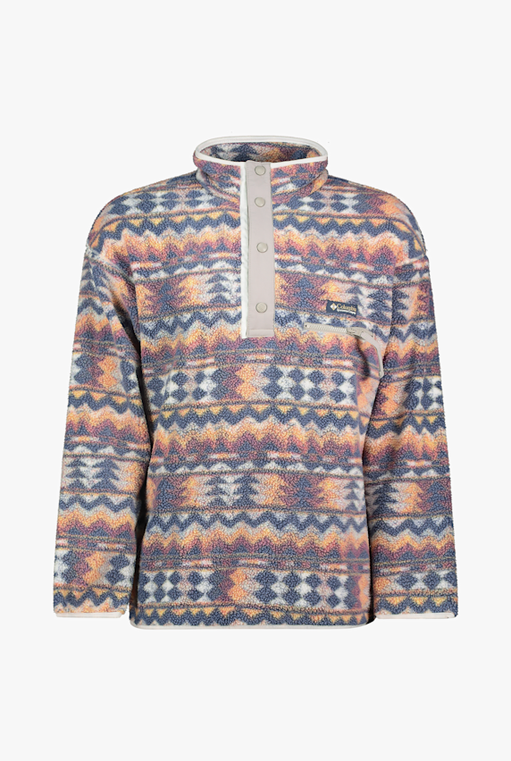 Columbia Helvetia™ II Printed Half Snap Fleece Herren Midlayer Blau 49283 1