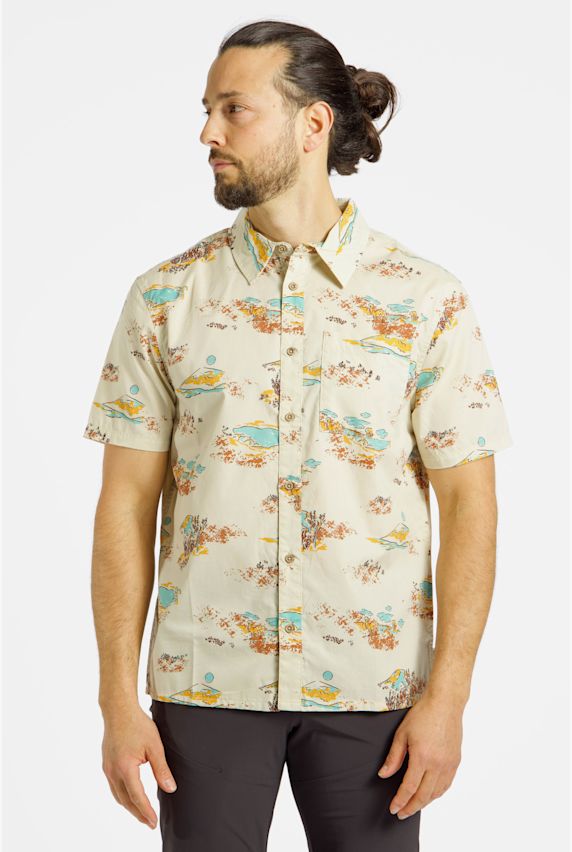 Cotopaxi Estival Button Up camicia uomo Beige 49304 1