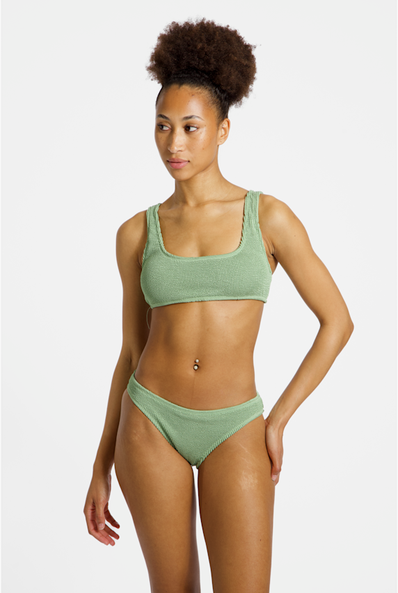 BEACH MOUNTAIN Damen Bikini Grün 49403 1