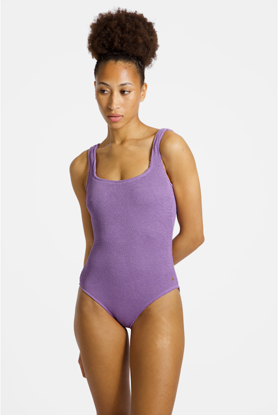 BEACH MOUNTAIN Damen Badeanzug Lila 49422 1