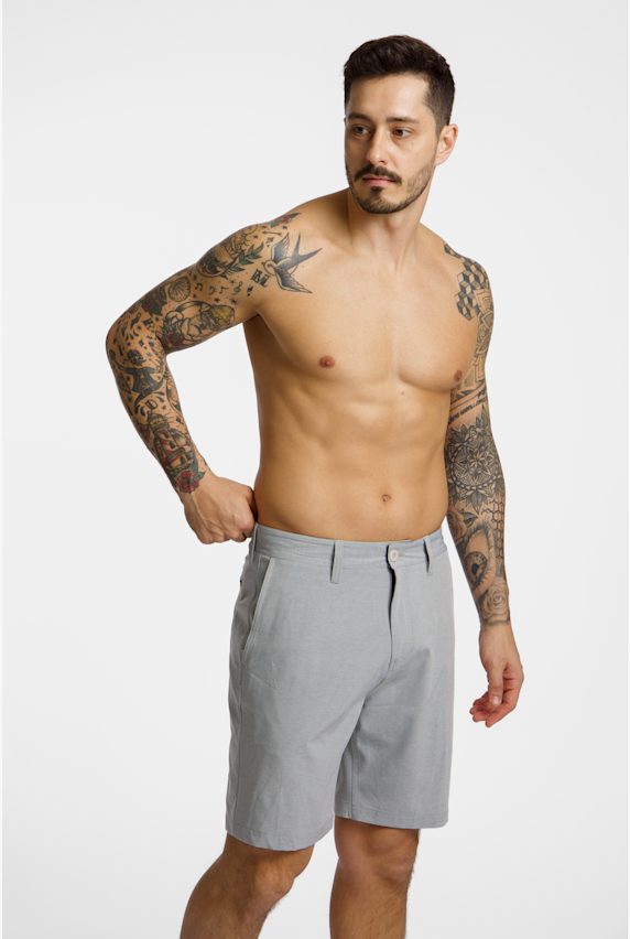 Quiksilver Union Heather Amphibien 19" Herren Short Grau 49528 1