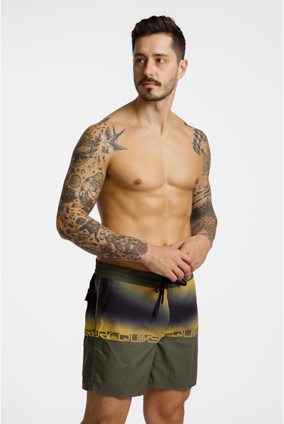 Quiksilver Everyday 16" costume da bagno uomo Verde 50010 1