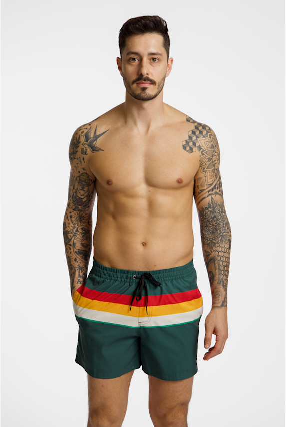 Quiksilver Everyday Printed Volley 15" short de bain hommes Vert 50013 1