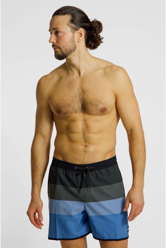 Quiksilver Stretch Scallop Volley 16" costume da bagno uomo Blu 49536 1
