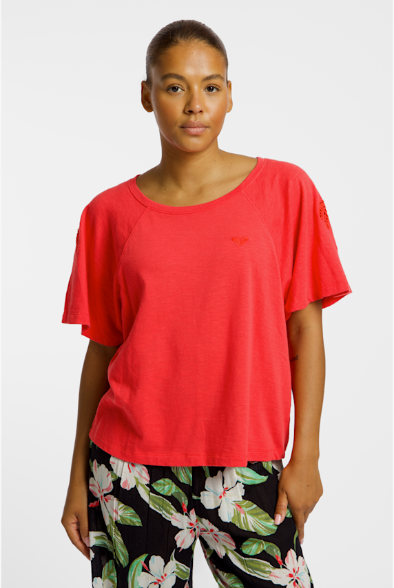 Roxy Time For Palm Tree t-shirt donna Pink 50022 1