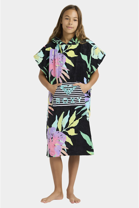 Roxy Stay Magical Printed Mädchen Poncho Anthrazit 49562 1