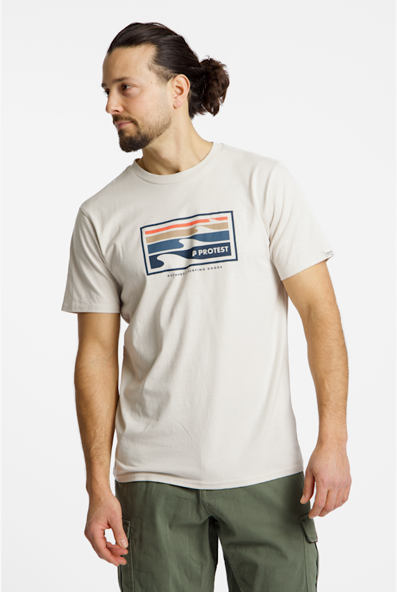 PROTEST PRTHanwell Herren T-Shirt Weiss 49581 1