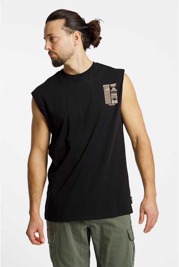 PROTEST PRTDilston tanktop uomo Nero 49599 1