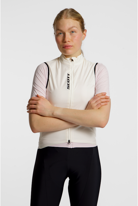 SCOTT Pro Windbreaker Damen Gilet Weiss 49686 1