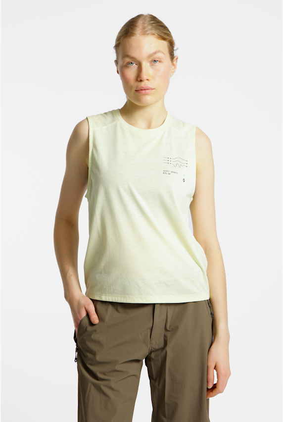 SCOTT Vertic DRI top donna Giallo 49709 1