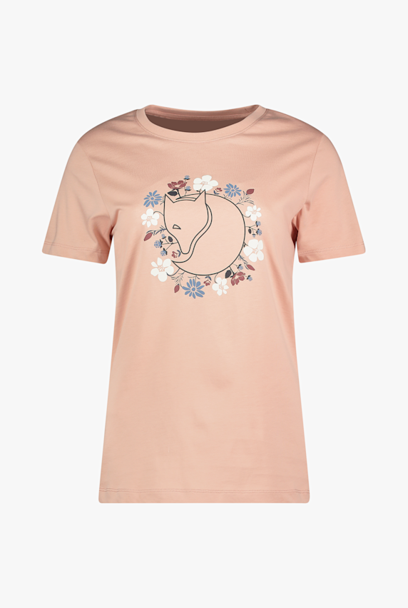 Fjällräven Fjällblomster Fox t-shirt femmes Rose 49729 1