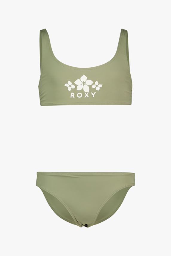 Roxy Solid Active Bralette bikini filles Vert 49798 1