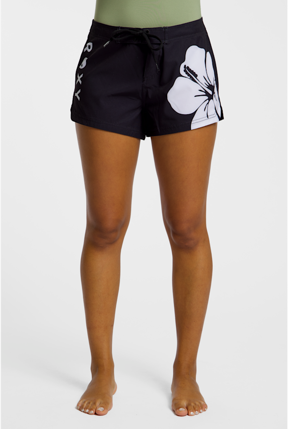 Roxy To Dye For 3" Damen Badeshort Schwarz 49782 1