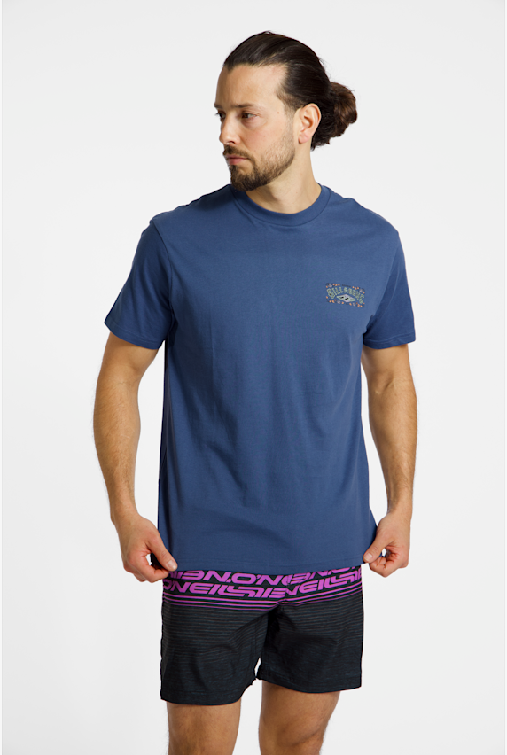 Billabong Heritage Arch Premium t-shirt hommes Bleu 49828 1