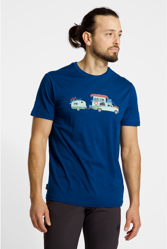 icebreaker Merino 150 Tech Lite Transportage t-shirt hommes Petrol 49845 1