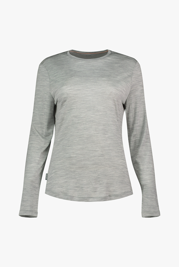 icebreaker Merino Blend 125 Cool-Lite™ Sphere Damen Longsleeve Grau 49924 1
