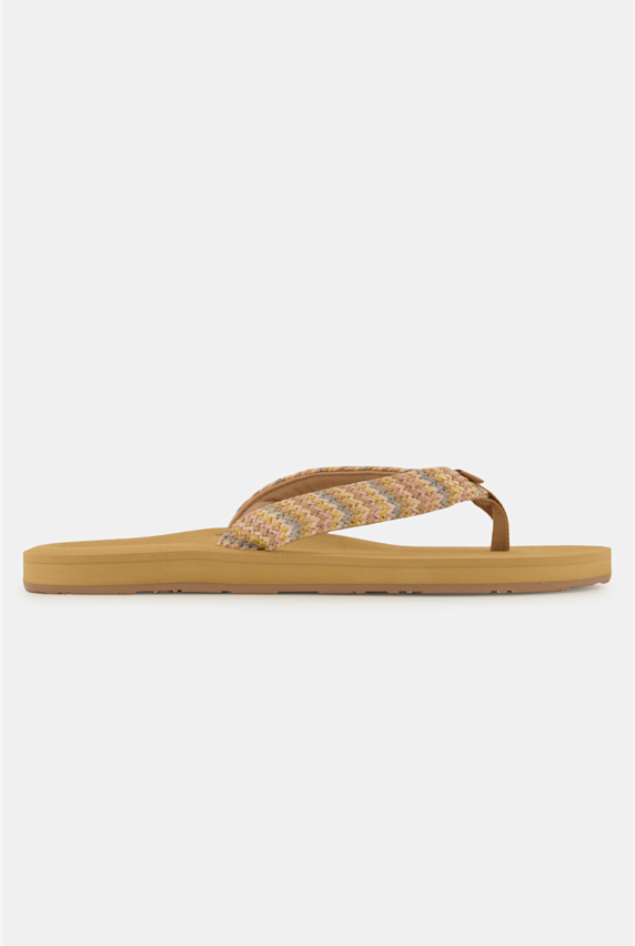 Roxy Porto Raffia Damen Flip Flop Braun 49932 1