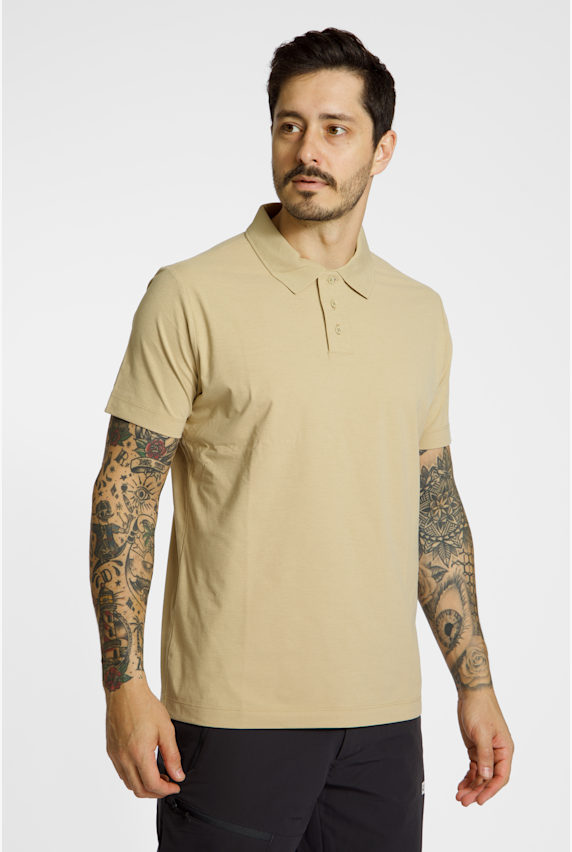 Jack Wolfskin Travel polo uomo Beige 50111 1