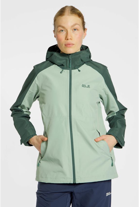 Jack Wolfskin Wildbound 2L veste outdoor femmes Vert 50107 1